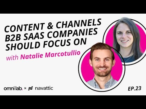 Ep 23: The Content & Channels B2B SaaS Companies Should Focus on in 2023 with Natalie Marcotullio @ Navattic